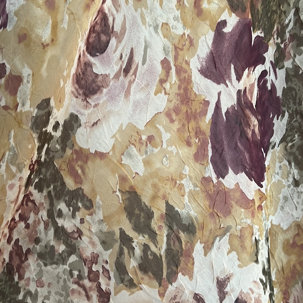 90s vintage floral mini dress size 12P - Picture 3 of 6